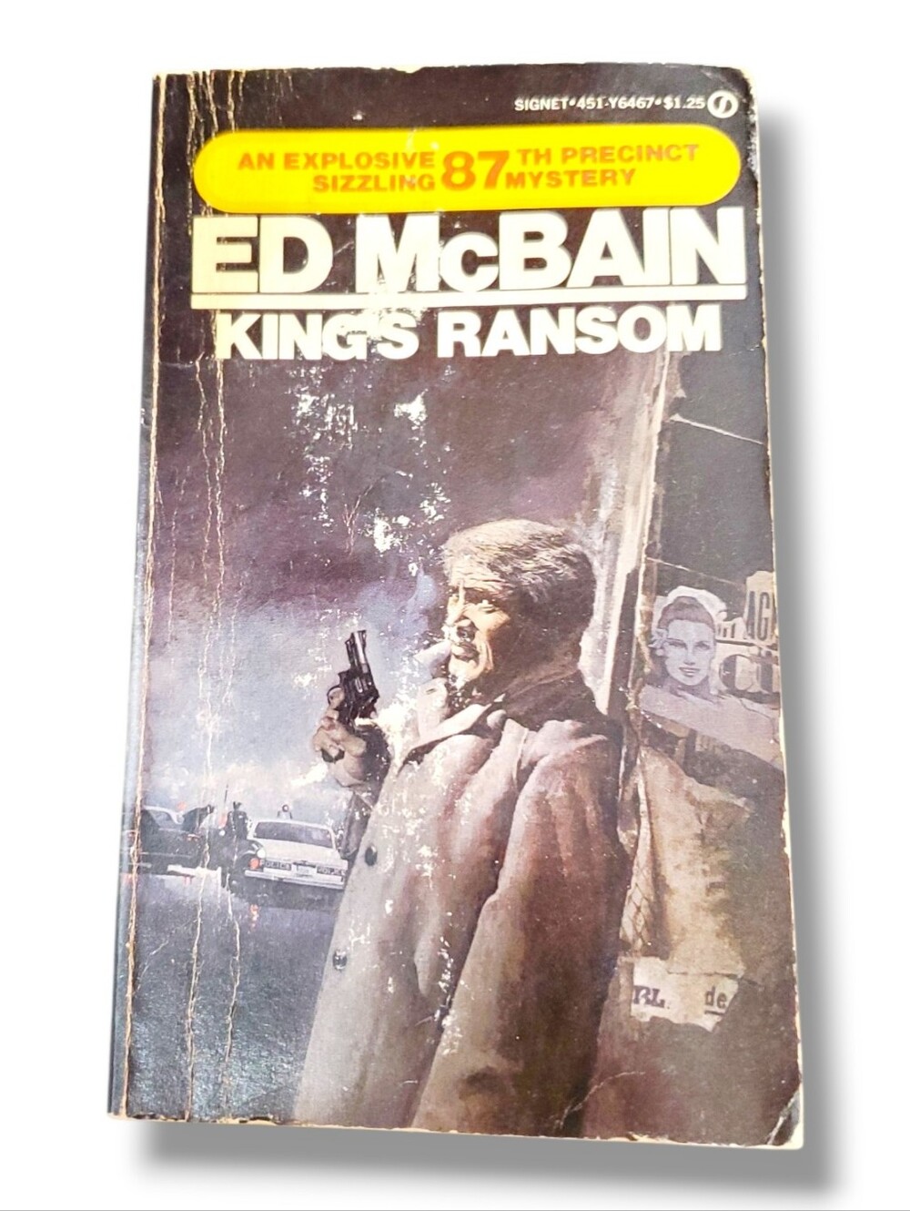 Ed McBain King's Ransom 87th Signet 1st Print 1975 Vintage High and Low Kurosawa